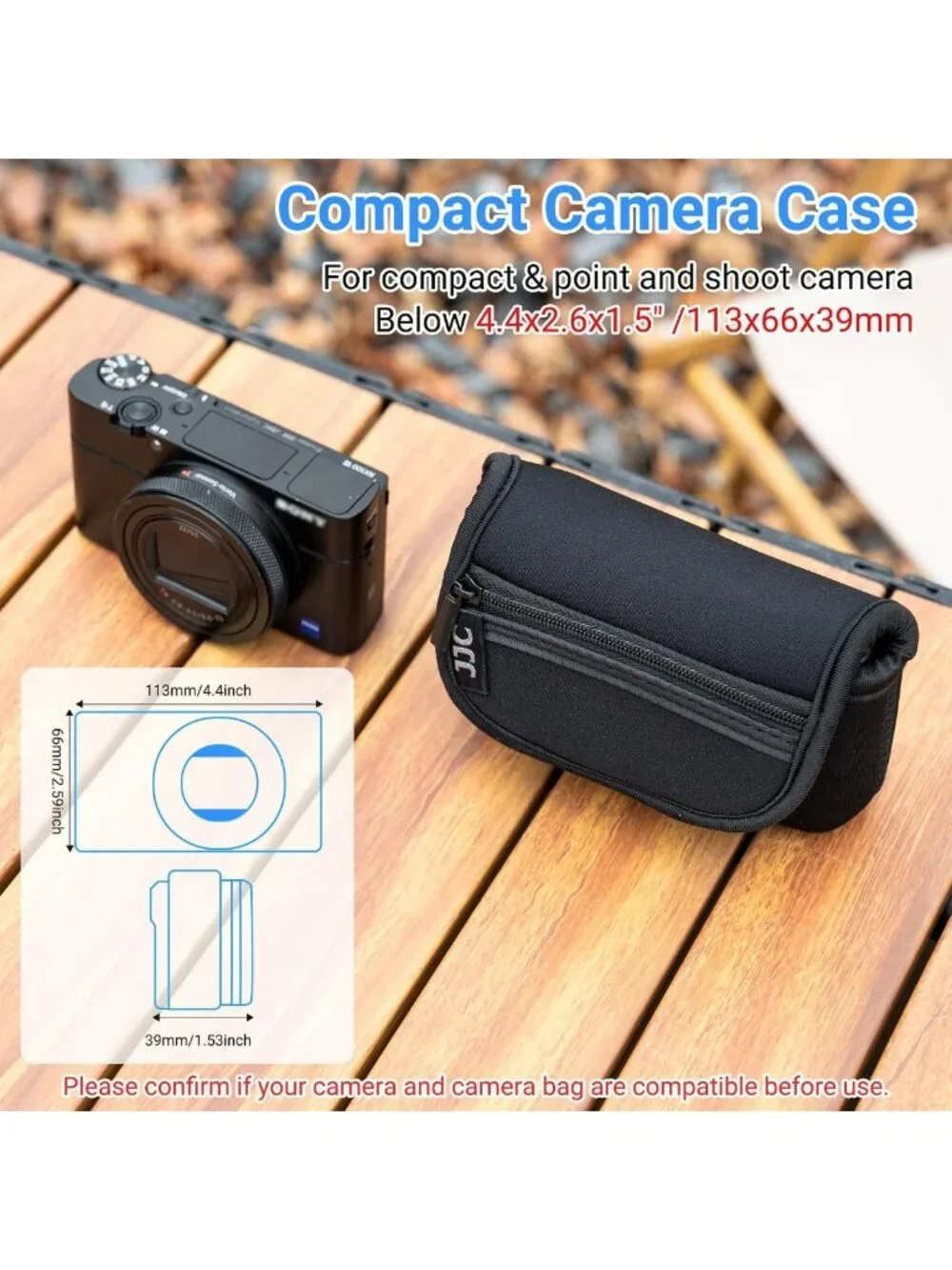 Compact Camera Case Pouch for EKTAR H35N PIXPRO FZ45 FZ55 - Durable & Stylish